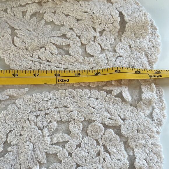 Me My Emblem Embroidered Cream Blouse Top - Picture 9 of 10